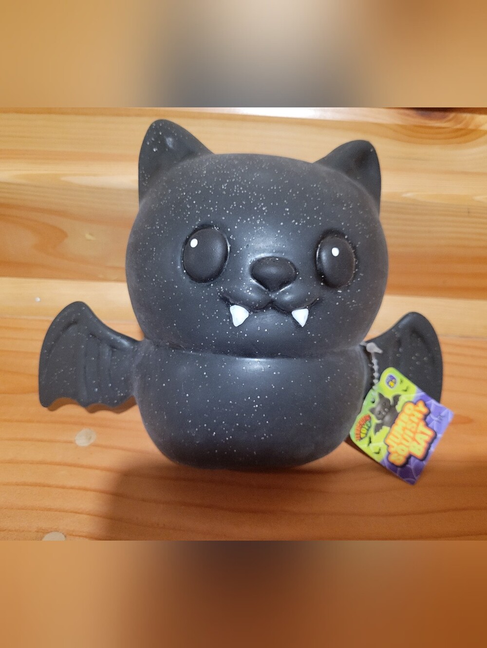 Cracker Barrel Jumbo Black Bat Squishy Toy - Hard To Find! Viral